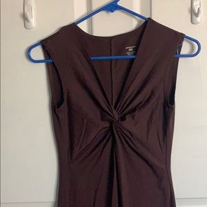 Patagonia sz S flattering light Lycra dress brown